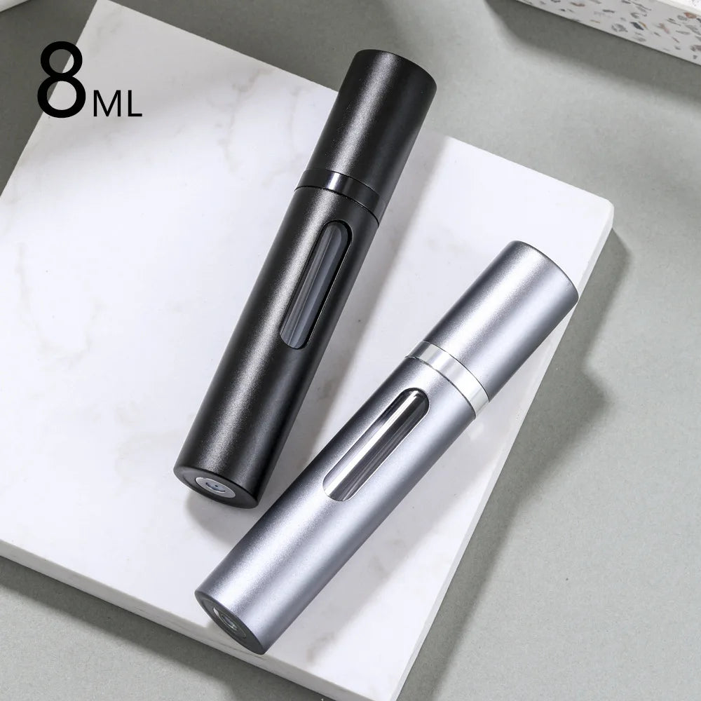 ScentGo Windowed Fragrance Atomizer - Glass/Aluminum 8/10ml